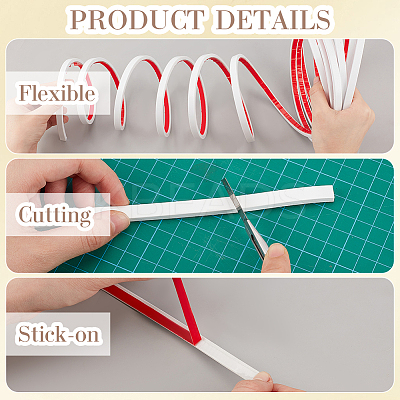 PVC Self-Adhesive Flexible Molding Trim DIY-WH20007-40A-01-1
