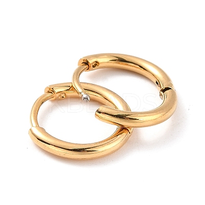 PVD Vacuum Plating 304 Stainless Steel Huggie Hoop Earrings for Women X-EJEW-F280-07A-G-1