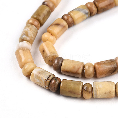 Natural Yellow Opal Beads Strands G-N346-03A-08-1