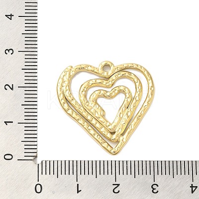 304 Stainless Steel Pendants STAS-U023-01G-1