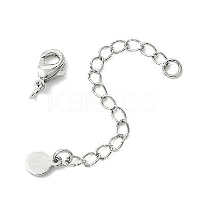 SHEGRACE Brass Curb Chain Extender XGR0148P-133P-1