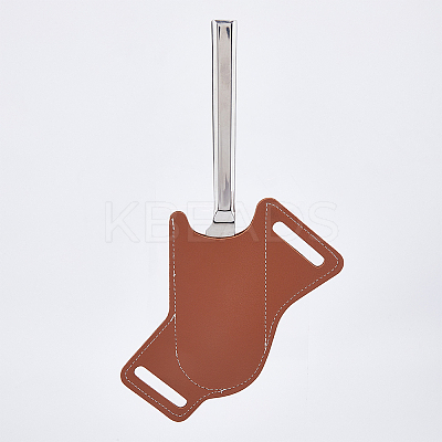 Cowhide Folding Knife Protective Case FIND-WH0126-259B-1