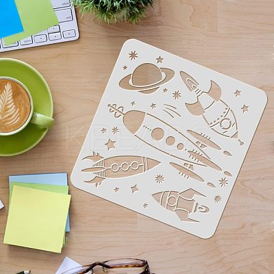 Plastic Reusable Drawing Painting Stencils Templates DIY-WH0172-329-1