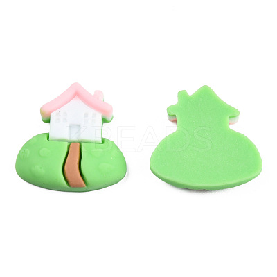 Opaque Resin Cabochons CRES-N022-198-1