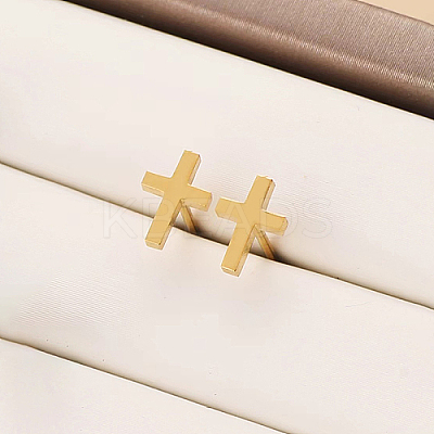 304 Stainless Steel Stud Earrings X-QC0193-1