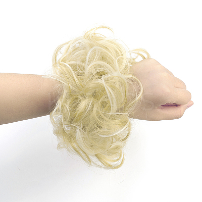 Synthetic Hair Bun Extensions OHAR-G006-A06-1