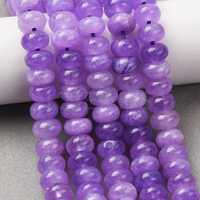 Natural White Jade Beads Strands X-G-E507-01-11-1
