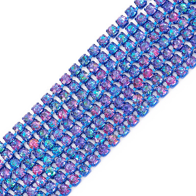 4.8 Yards Iron Rhinestone Cup Chains CH-TA0001-10B-1