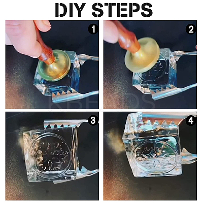 1Pc Brass Stamp Head DIY-OC0008-42C-1