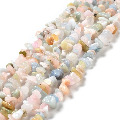 Natural Morganite Beads Strands G-F716-03-1