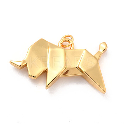 Rack Plating Brass Pendants KK-B052-14G-1