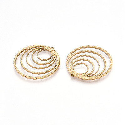 304 Stainless Steel Pendants STAS-T064-64G-1