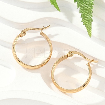 201 Stainless Steel Hoop Earrings EJEW-Q026-17G-A-1