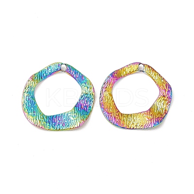 Ion Plating(IP) 304 Stainless Steel Pendants STAS-L268-006MC-1
