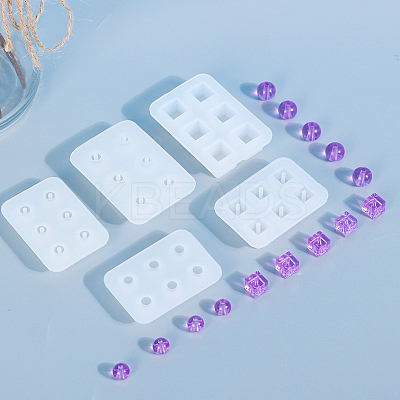 DIY Round Bead Food Grade Silicone Mold LS-SIMO-PW0001-197A-1