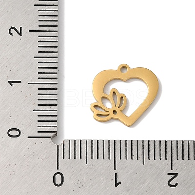 304 Stainless Steel Charms STAS-U010-02G-1