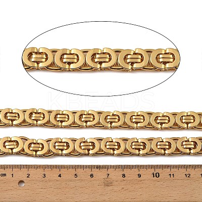 201 Stainless Steel Byzantine Chains SA-E001-14G-01-1