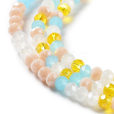 Glass Beads Strands EGLA-A034-M4mm-52-1