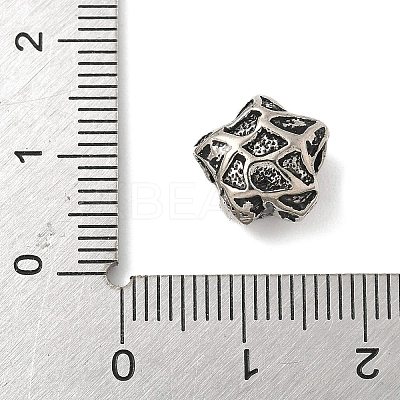304 Stainless Steel European Beads STAS-S183-13AS-B-1