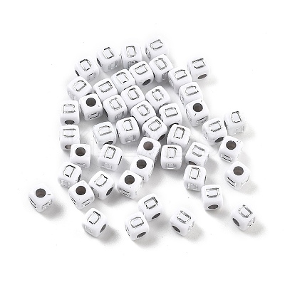 Opaque Acrylic Beads OACR-D282-06D-1