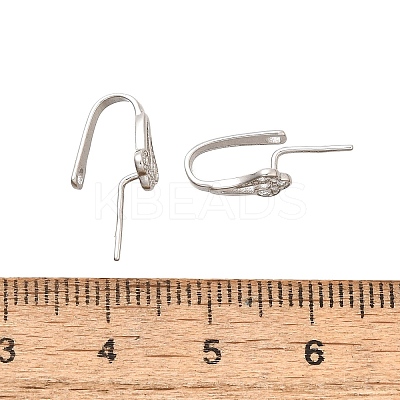 925 Sterling Silver Cubic Zirconia Pendants Bails STER-R011-09P-1