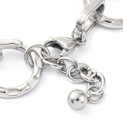 304 Stainless Steel Bracelet for Women BJEW-U009-03P-1