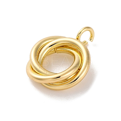 Ion Plating(IP) Brass Pendants KK-U042-09G-1