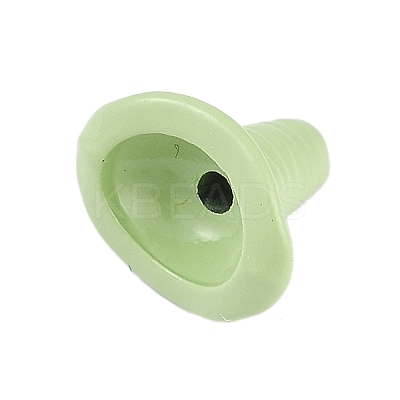 Halloween Theme Spray Painted Alloy Beads PALLOY-D029-02G-RS-1