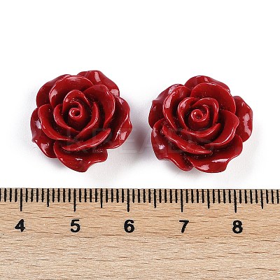 Synthetic Coral Carved Beads CORA-M001-04C-1