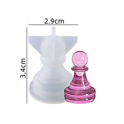 Chess Silicone Mold DIY-O011-06-1