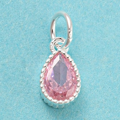 925 Sterling Silver Birthstone Charms STER-G035-01B-04-1