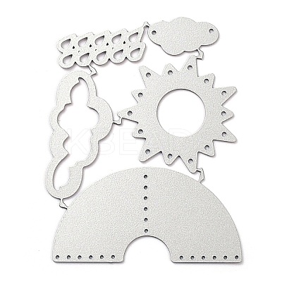Weather Theme Carbon Steel Cutting Dies Stencils DIY-P076-10-1