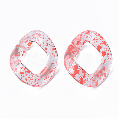 Transparent Acrylic Linking Rings OACR-N009-015A-B03-1