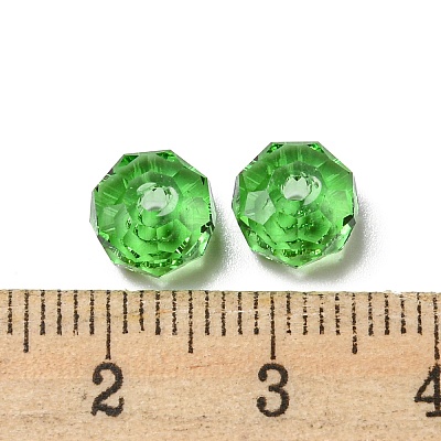 Transparent K9 Glass Beads GLAA-E048-02-07-1