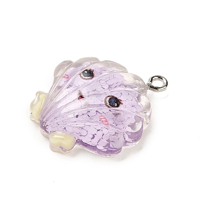 Marine Animal Series Resin Pendants RESI-Q012-01A-05-1