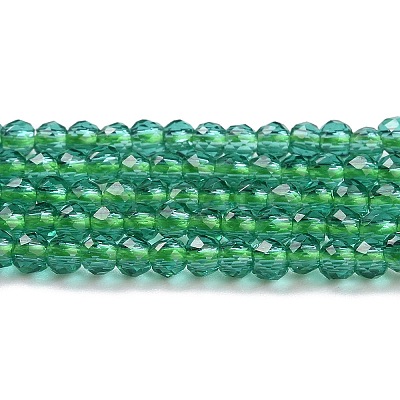 Transparent Glass Beads Strands GLAA-H021-03-17-1