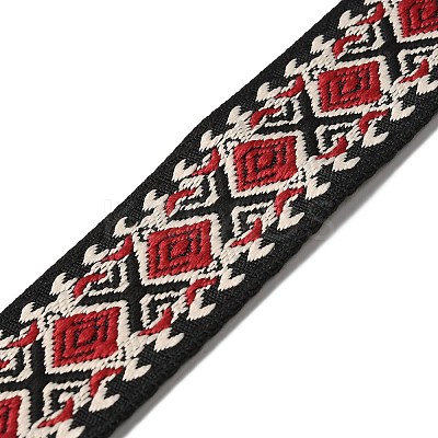 Ethnic Style Embroidery Polyester Ribbons OCOR-WH0082-45A-1