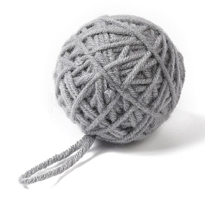 Yarn Knitted Christmas Ball Ornaments LS-AJEW-P106-01B-1