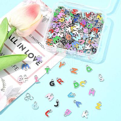 200Pcs Alloy Enamel Pendants FIND-FS0004-70-1