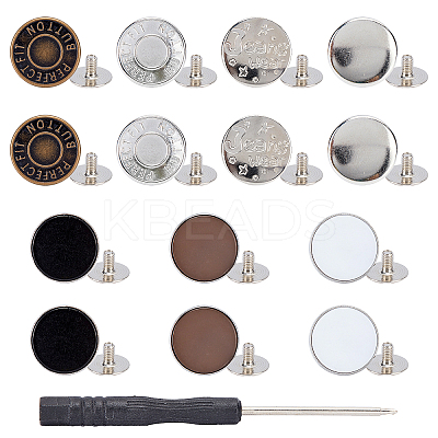 Wholesale Zinc Alloy Scalable & Removable Button Pins for Jeans