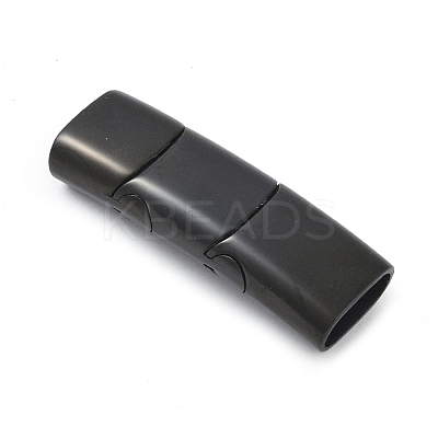 Ion Plating(IP) 316 Surgical Stainless Steel Magnetic Clasps with Glue-in Ends STAS-F269-04B-02-1