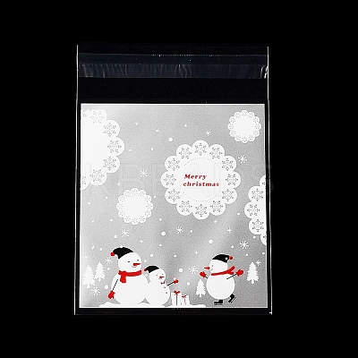 Christmas Theme Plastic Bakeware Bag OPP-Q004-04D-1