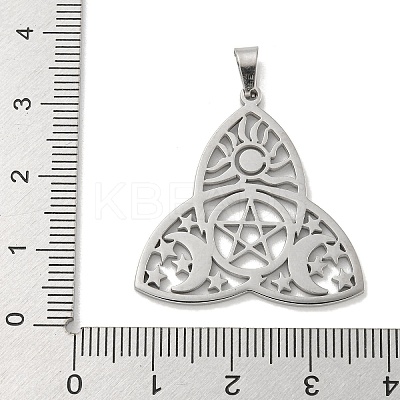 304 Stainless Steel Pendants STAS-M067-04P-1