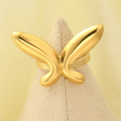 304 Stainless Steel Open Cuff for Women RJEW-B109-02G-04-1