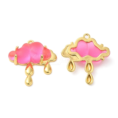 Translucent Resin Pendants KK-C023-04-1