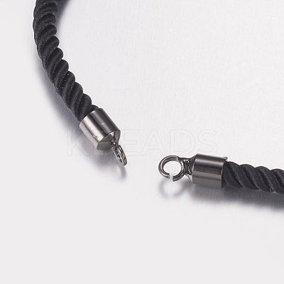 Nylon Twisted Cord Bracelet Making MAK-F019-04B-1