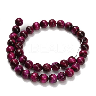 Natural Tiger Eye Beads Strands LS-G-F591-18-10mm-02-1