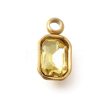 304 Stainless Steel Pendants STAS-Q346-03G-07-1
