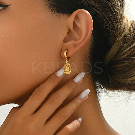 Elegant and Versatile 201 Stainless Steel Hoop Earrings LS-FA2332-1-1