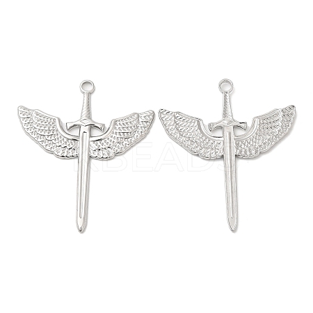 Non-Tarnish 304 Stainless Steel Pendants STAS-Z041-31P-1